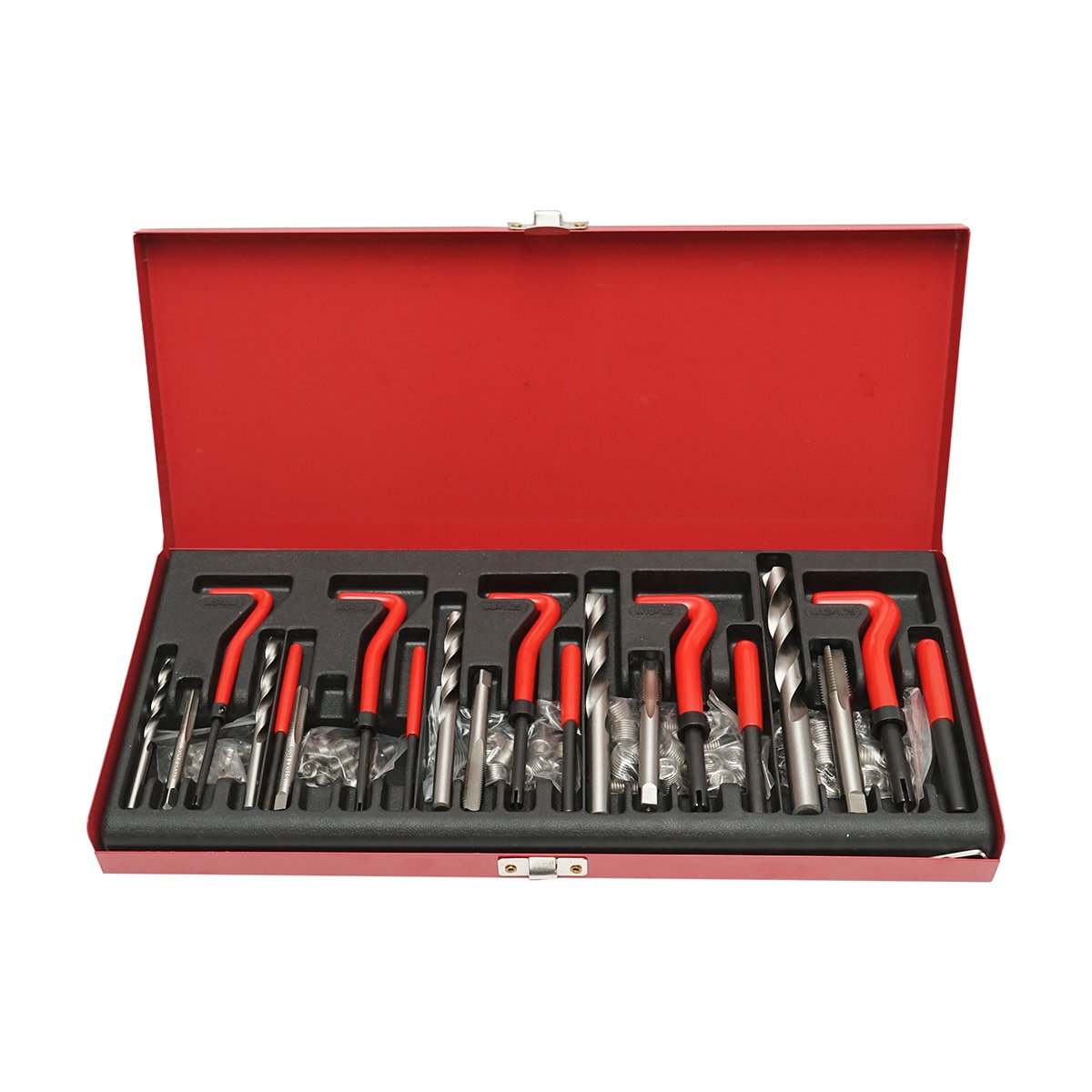 Trusa pentru reparat filete M5, M6, M8, M10, M12 131 piese
